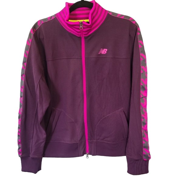 New Balance Jackets & Blazers - New balance Women's Workout Jacket mesh material purple and pink size 2XL NWOT
